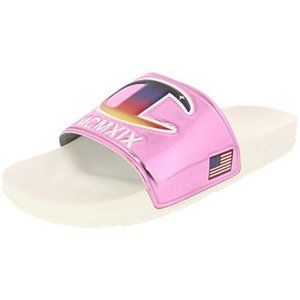 Champion Unisex IPO Metallic Pink Metallic Slide  7 Youth / 9 Womens